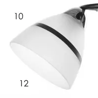 Люстра потолочная BayerLux &laquo;Лайма&raquo;, 2хЕ27, 40 Вт, черно-хромовый, 50&times;15&times;24 см