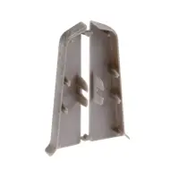 Торцевые заглушки для плинтуса &laquo;Деконика&raquo;, пара, 70 мм, цвет 548 лофт серый