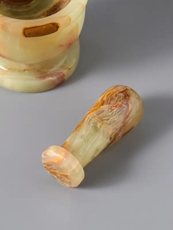 Набор ступка с пестиком, оникс 7 х 8 х 8,5 см