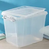 Контейнер для хранения с крышкой, 25 л, 41&times;29.5&times;31.2 см, пластик, прозрачный