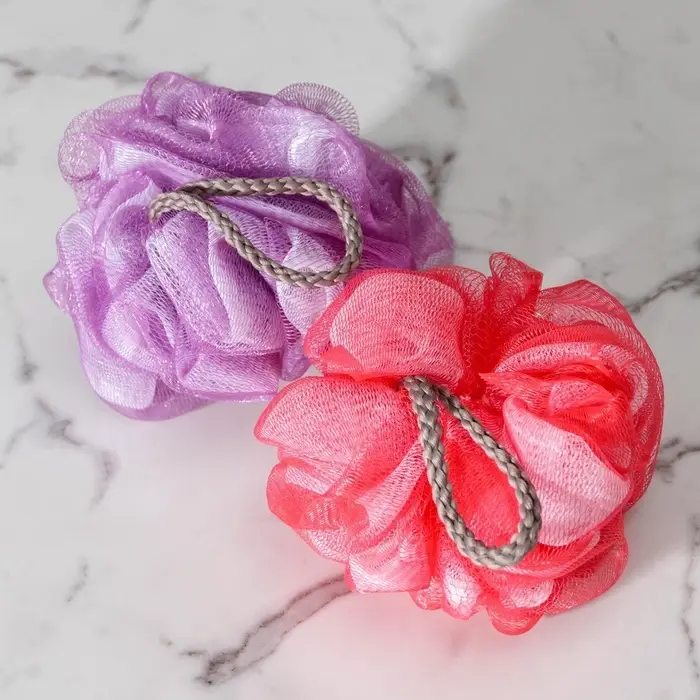 Мочалка для тела Доляна «Градиент», 40 г, МИКС