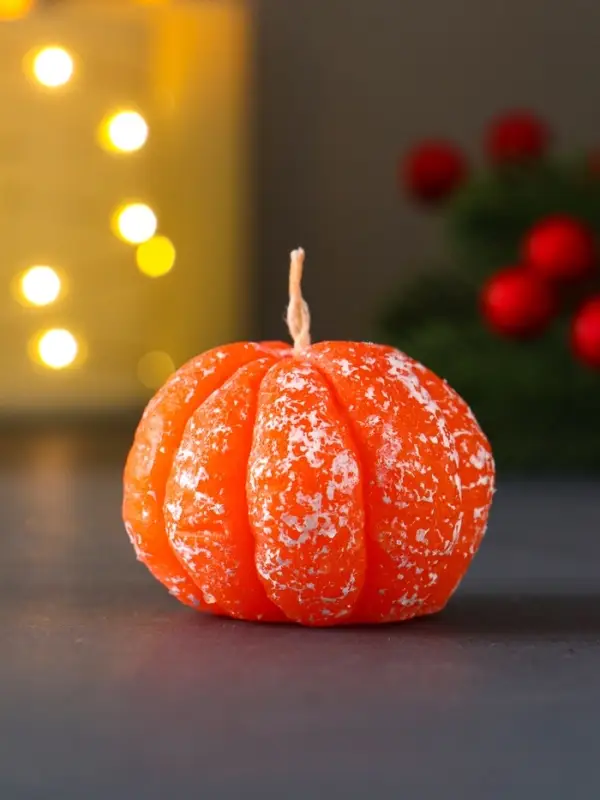 Свеча  Свеча "Мандарин" 55*40 мм арома