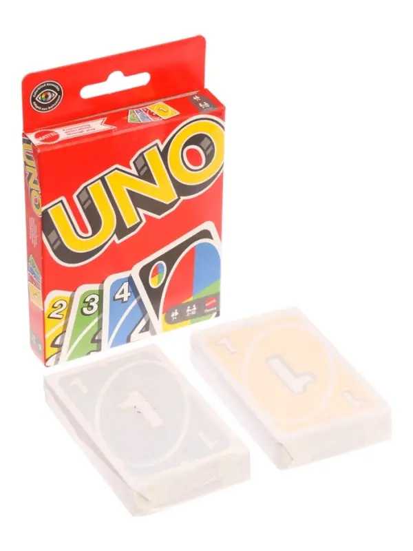 Настольная игра Uno, 2-10 игроков, 7+