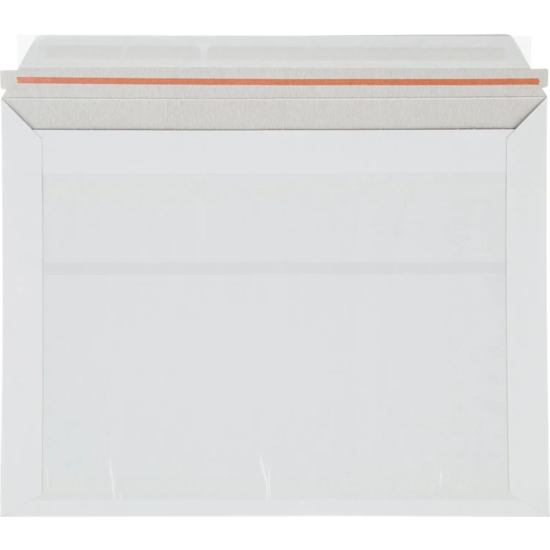 Конверт курьерский белый с карманом 265х340 картон 280 гр 10шт/уп