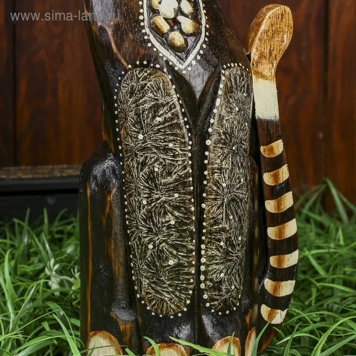 Сувенир «Кошка», 35 см, дерево