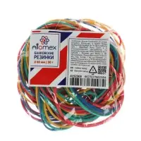 Банковская резинка 50 г, Attomex, диаметр 60 мм, МИКС