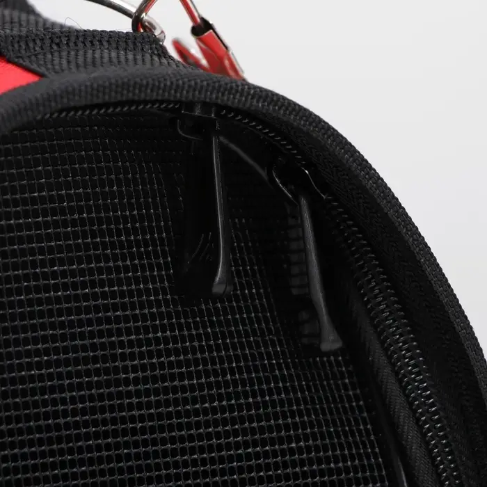 Сумка - переноска для животных &laquo;Весёлый жук&raquo;, размер M, 45&times;21&times;27 см, красная