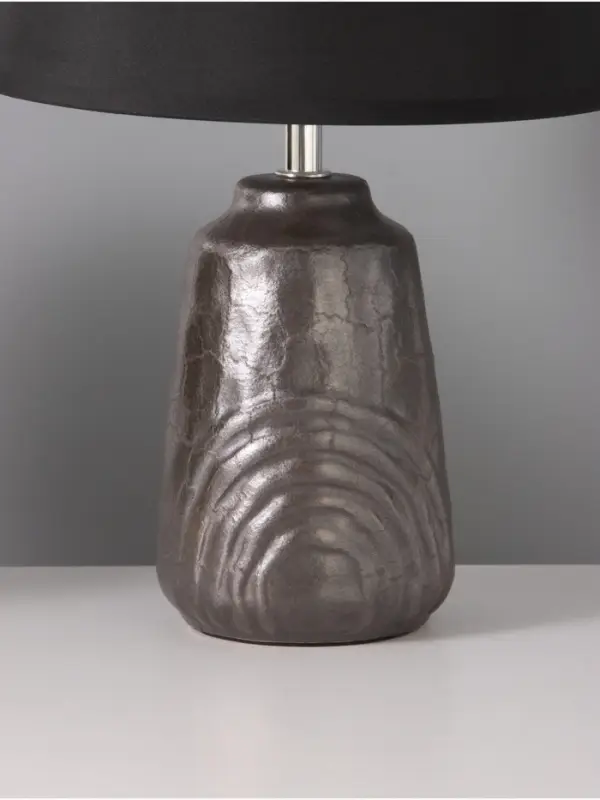 Лампа настольная RISALUX &laquo;Клаудия&raquo;, Е14, 15 Вт, коричнево-чёрная, 23&times;23&times;34 см