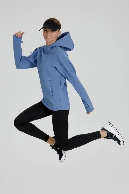 Худи унисекс Begi, синее, размер XS Худи унисекс Begi, синее, размер XS