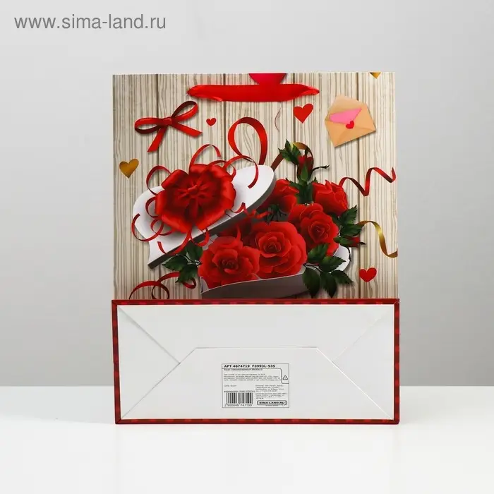 Пакет ламинированный, 26 x 32 x 12 см