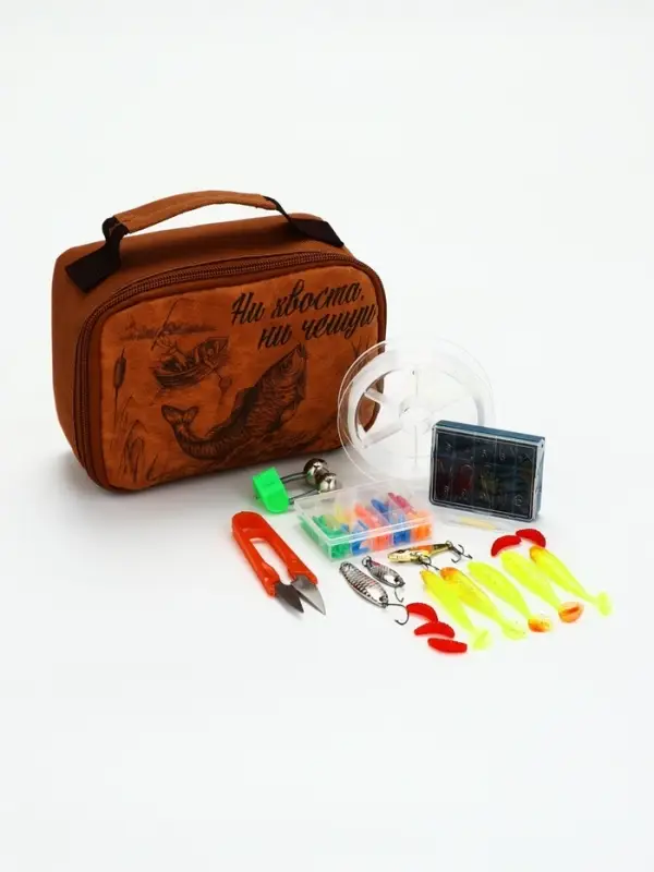 Подарочный набор рыболовных принадлежностей &laquo;Ни хвоста, ни чешуи!&raquo;, 11 предметов