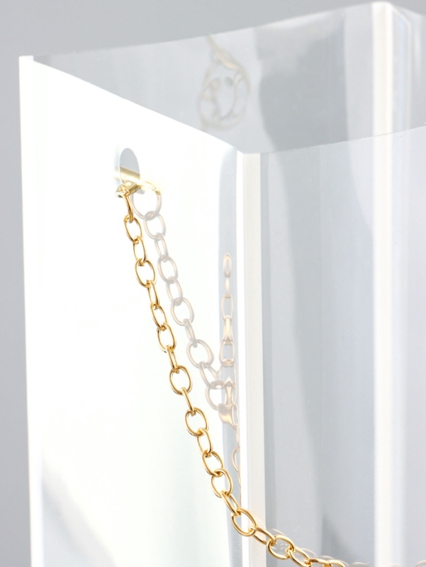 Переноска для цветов из PVC, белая, влагостойкая, 50х10х10см