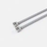 Спицы для вязания, прямые, с тефлоновым покрытием, d=4 мм, 35 см, 2 шт.