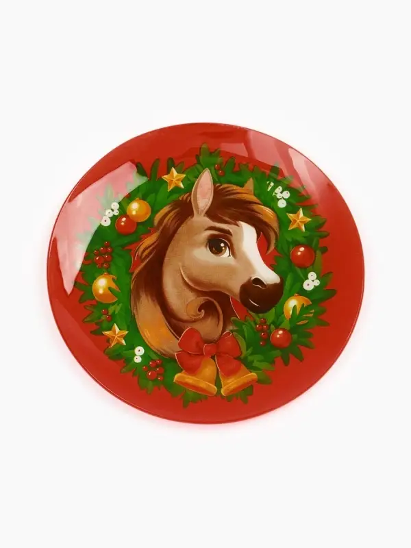 Тарелка плоская "Венок", 20 см