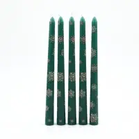 Свечи новогодние набор 5 шт. &laquo;Исполнения всех желаний&raquo;, античные