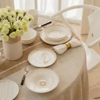 Тарелка для пасты SL Home &laquo;Гато&raquo;, 170 мл, d=21 см, фарфор, белая