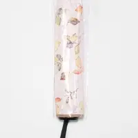 Зонт механический &laquo;Листопад&raquo;, эпонж, 4 сложения, 8 спиц, R=48/56 см, d=96 см, МИКС