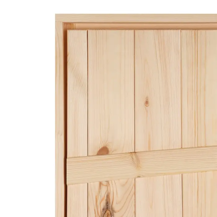 Дверной блок для бани, 180×70см, из сосны, на клиньях, массив Дверной блок для бани, 180×70см, из сосны, на клиньях, массив