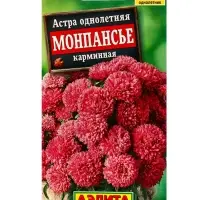 Семена цветов Астра Монпансье карминная , Ц/П,0,2 г Семена цветов Астра Монпансье карминная , Ц/П,0,2 г