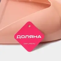 Щётка для пола Доляна: щётка 23&times;88 см, совок 26&times;26&times;73 см, бежевая