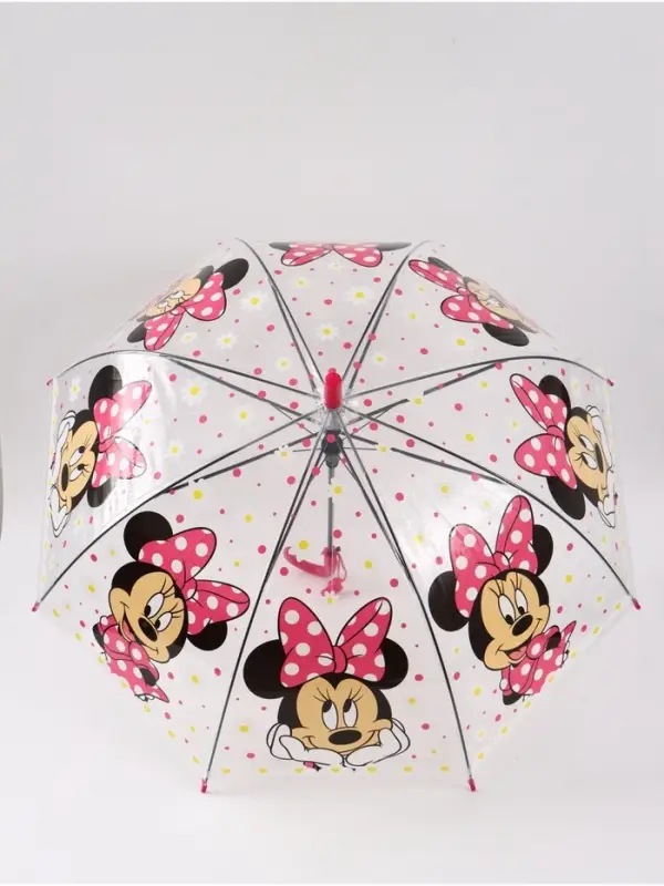 Зонт детский прозрачный купол &laquo;Минни Маус&raquo;, d=76 см