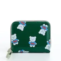 Кошелёк на молнии &laquo;Мишки&raquo;, зелёный