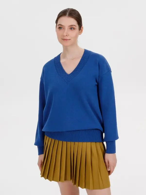 Джемпер Siluetti Stillan, синий, размер S/M Джемпер Siluetti Stillan, синий, размер S/M