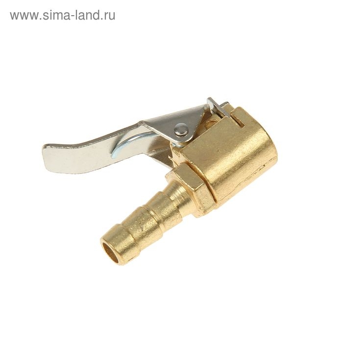 Наконечник насоса, быстросъемный, металлический, с клапаном, бронзовый, малый Наконечник насоса, быстросъемный, металлический, с клапаном, бронзовый, малый