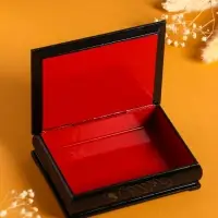 Шкатулка «Рябина в корзине», 10×14 см, лаковая миниатюра