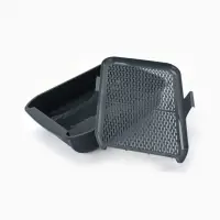 Туалет для кошек &laquo;Марсель&raquo;, 50&times;34.5&times;12 см, глубокий, с сеткой, полипропилен, серый