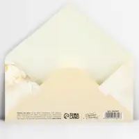 Конверт для денег «С днём свадьбы», тиснение, 16.5×8 см Конверт для денег «С днём свадьбы», тиснение, 16.5×8 см