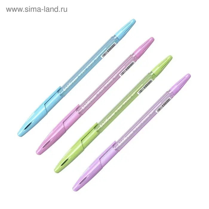 Ручка шариковая ErichKrause R-301 Spring Stick & Grip, узел 0.7 мм, чернила синие, резиновый держатель, длина линии письма 2000 метров,МИКС Ручка шариковая ErichKrause R-301 Spring Stick & Grip, узел 0.7 мм, чернила синие, резиновый держатель, длина линии письма 2000 метров,МИКС