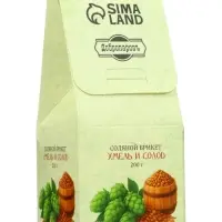 Соляной брикет куб &laquo;Хмель и Солод&raquo; 200 г &laquo;Добропаровъ&raquo;