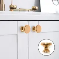 Ручка-кнопка CAPPIO PK321, d=24 мм, цвет золото