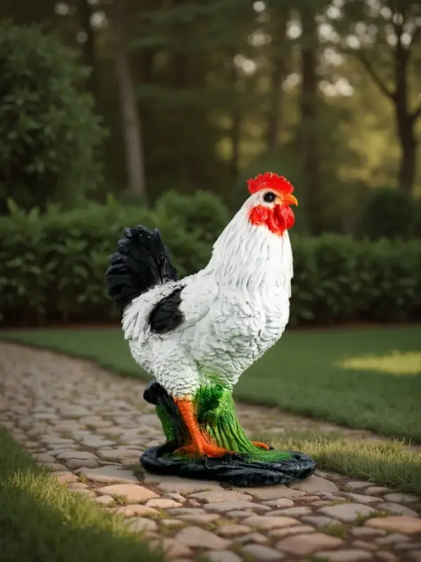 Садовая фигура из полистоуна &laquo;Курица Ряба&raquo;, 35&times;27&times;16 см