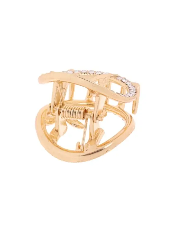 Крабик для волос &laquo;Флоранс&raquo;, классика, 3.5 см, золотистый