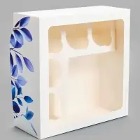 Коробка для капкейков Present, 25&times;25&times;10 см