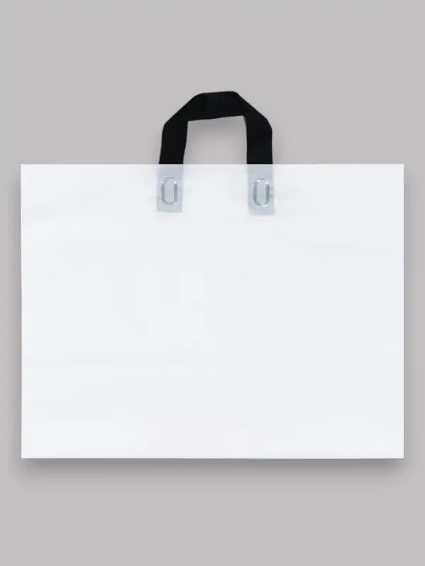 Пакет с петлевой ручкой белый 45 х 35 х 8 см 80 мкм Пакет с петлевой ручкой белый 45 х 35 х 8 см 80 мкм