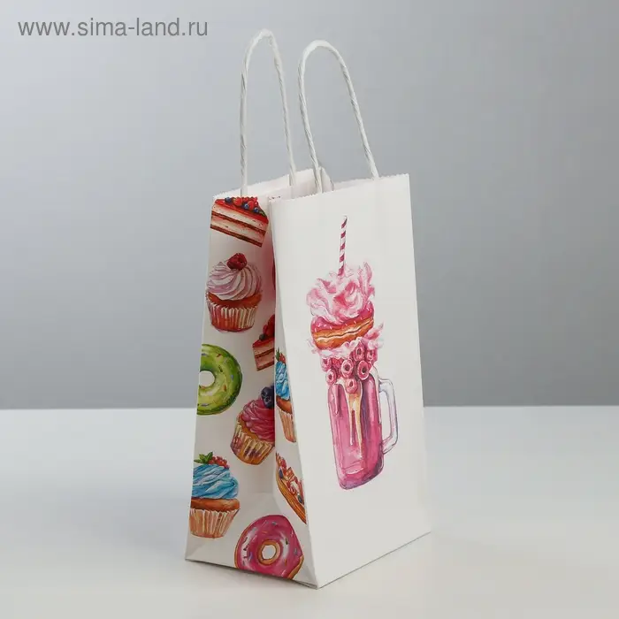 Пакет подарочный крафт, упаковка, «Sweet dream», 12 х 21 х 9 см Пакет подарочный крафт, упаковка, «Sweet dream», 12 х 21 х 9 см