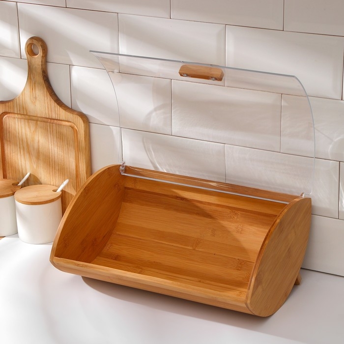 Хлебница «Чудо», 36×24×16 см, бамбук Хлебница «Чудо», 36×24×16 см, бамбук