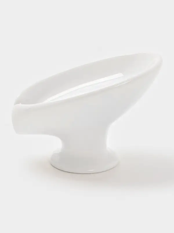 Мыльница Essence, керамика, белая