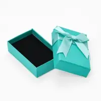 Набор короборчек подарочных 6 шт.  под набор &laquo;Тиффани&raquo; с крупным бантом, 5&times;8&times;2.5,цв тиффани (1031990