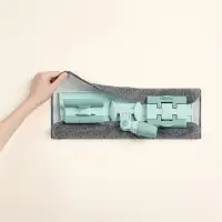 Швабра со сменной насадкой тм VETTA, насадка микрофибра, телеск.ручка 110см, сталь, пластик, 2 цвета