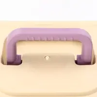 Переноска для животных пластиковая 44 х 31 х 27 см, белая/лавандовая Переноска для животных пластиковая 44 х 31 х 27 см, белая/лавандовая