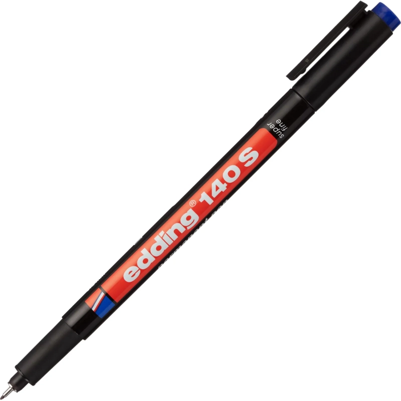 Маркер для глянц.поверх. EDDING E-140 S/4 (0,3мм) набор 4цв.