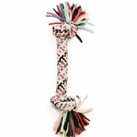 Игрушка для больших собак канатная "2 узла" огромная до 190 г, до 38 см