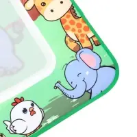 Коврик для рисования водой "Зверята" 2 маркера