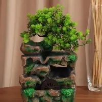 Фонтан настольный &laquo;Летний сад&raquo;, 16&times;30 см, с подсветкой, без шарика