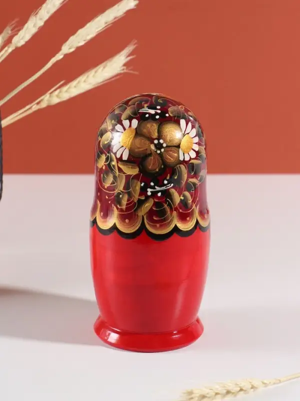 Матрёшка дерево &laquo;Цветочная&raquo;, 19 см, 5 кукольная, ручная роспись