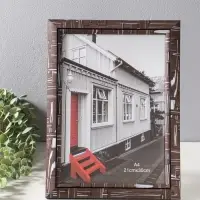 Фоторамка пластик формат А4 см "Моррис" тёмно-коричневый 29,8х25х2 см
